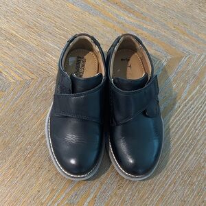 Johnston & Murphy Kids Leather Black Dress Shoes